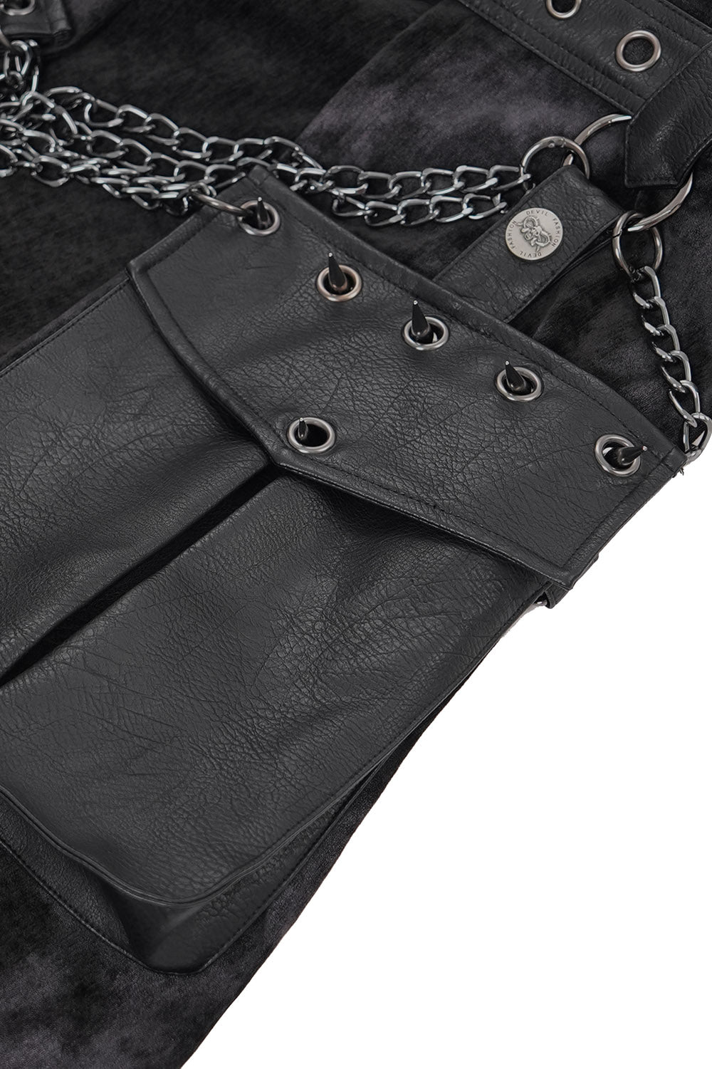 mens cargo pocket kilt by devil fashion