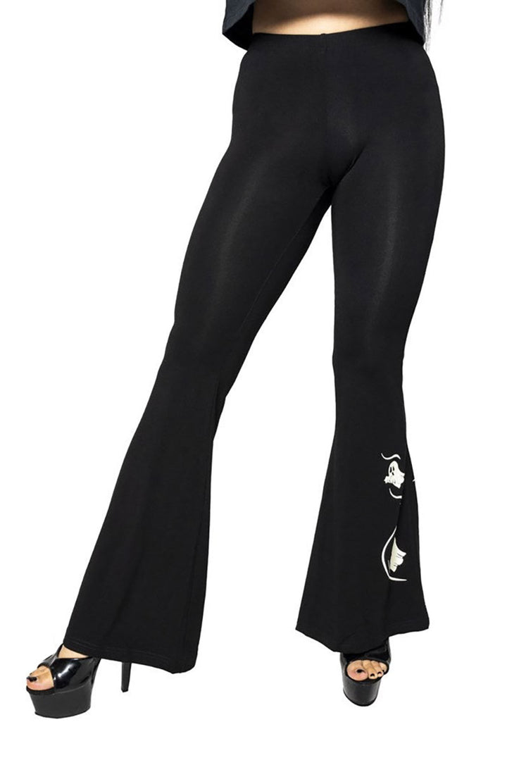 gothic bell bottom pants