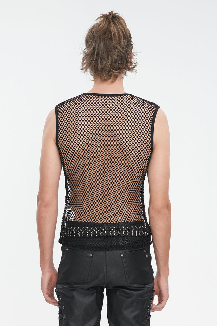 mens punk muscle shirt