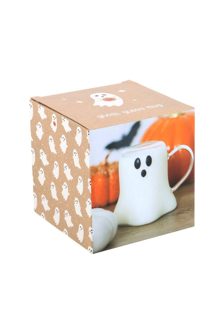 ghost sculpted mug in gift box