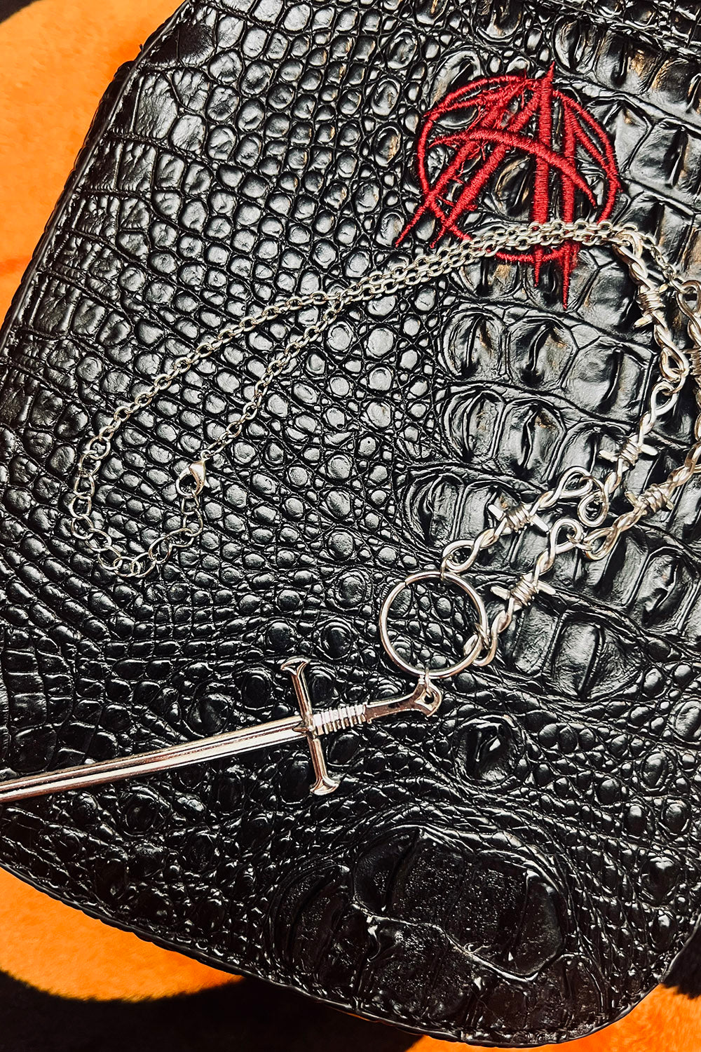 Sword Barbwire Necklace