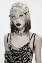 womens punk spiked collar choker necklace