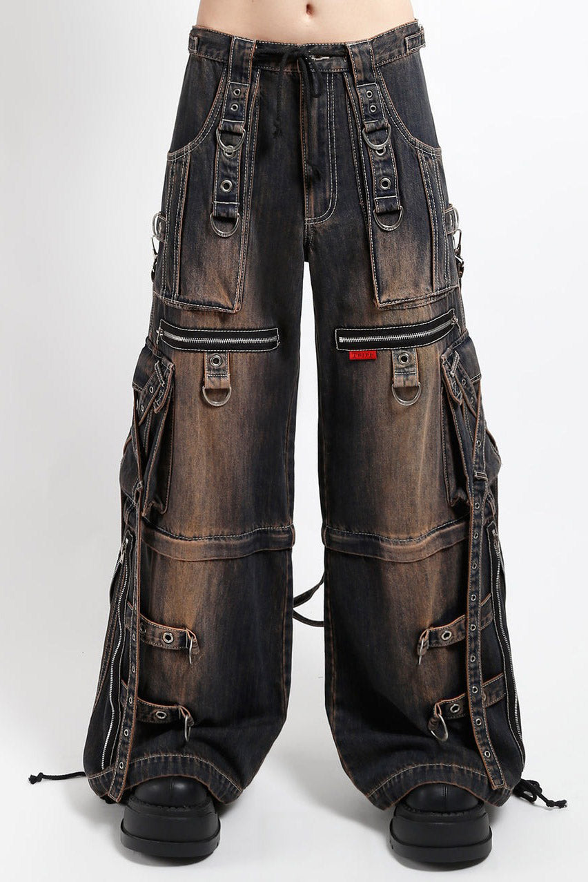 mens rugged distressed jeans