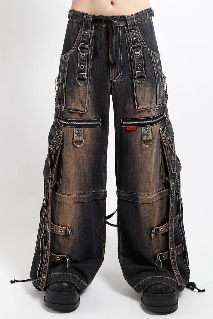 mens rugged distressed jeans