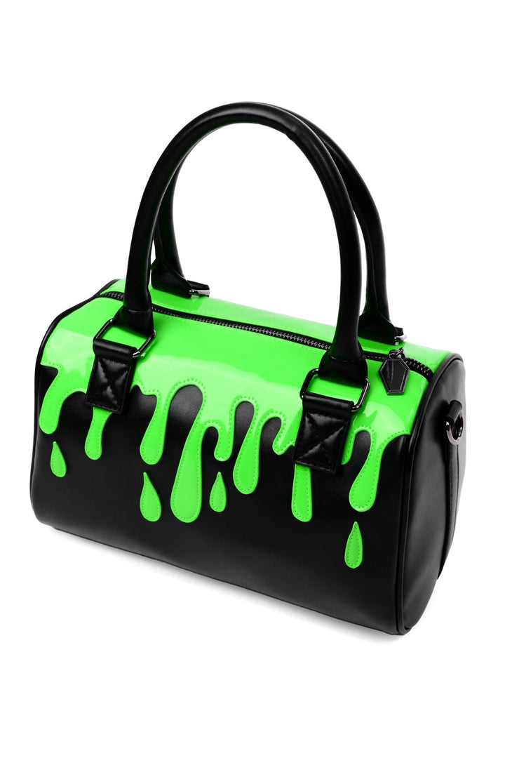 crossbody slime green handbag