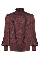victorian goth steampunk mens shirt with removable tie