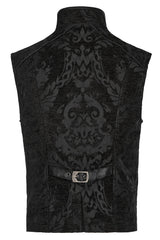 mens gothic damask vampire goth vest