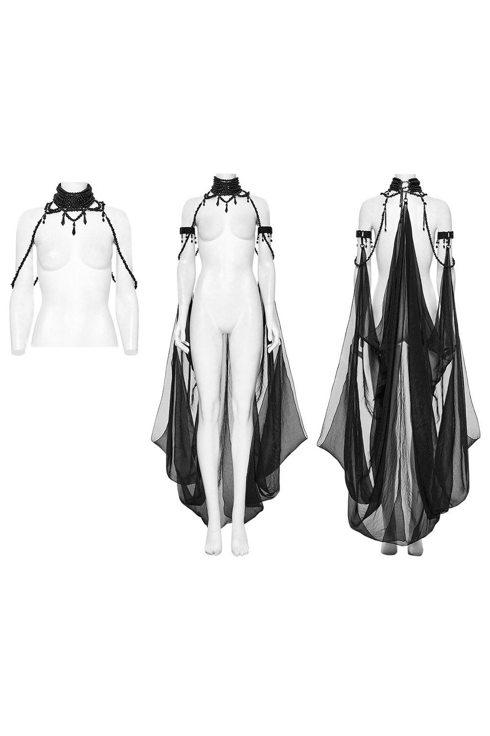 convertible harness cape 