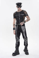 Model wearing Devil Fashion punk top
