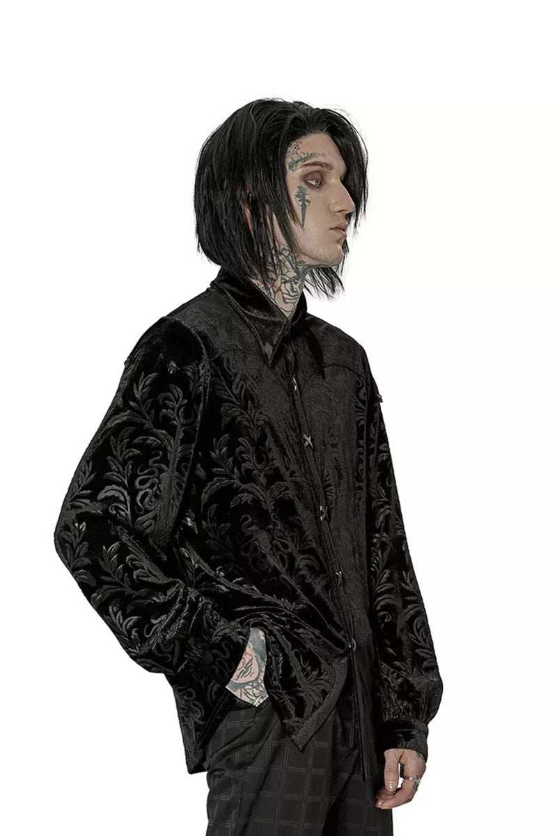 Pallbearer Victorian Goth Button-Down Shirt