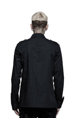 mens plus size gothic long sleeve shirt