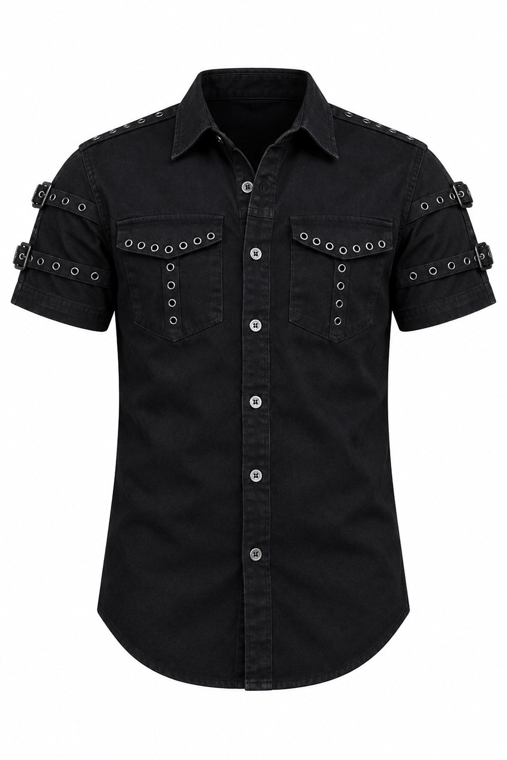 Reaper Eyelet Studded Shirt – VampireFreaks