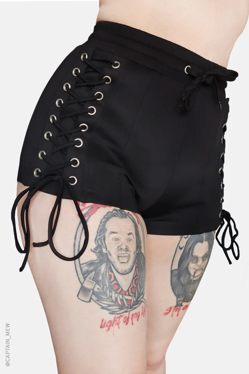 womens gothic swim shorts