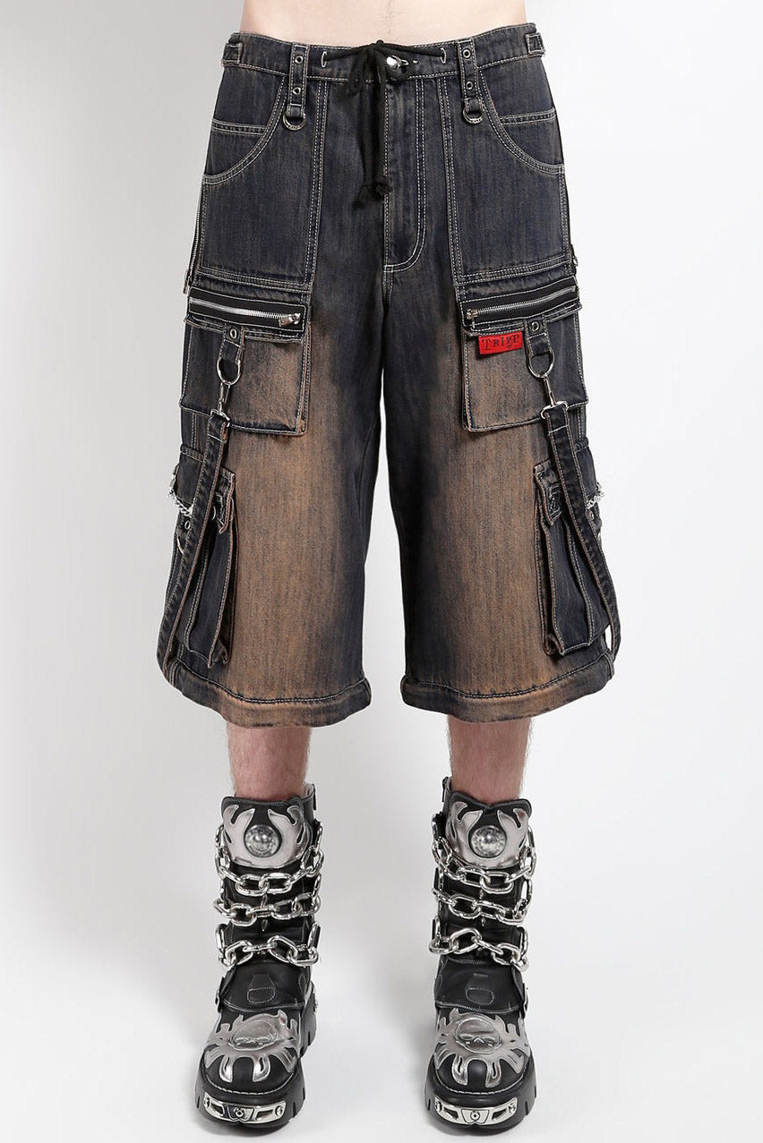 Tripp NYC Zip Lock Pants [Dirty Wash Blue Denim] – VampireFreaks