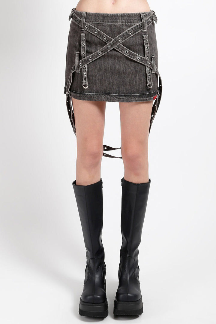 womens gothic mini skirt