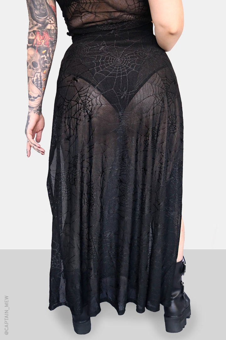 sheer gothic skirt