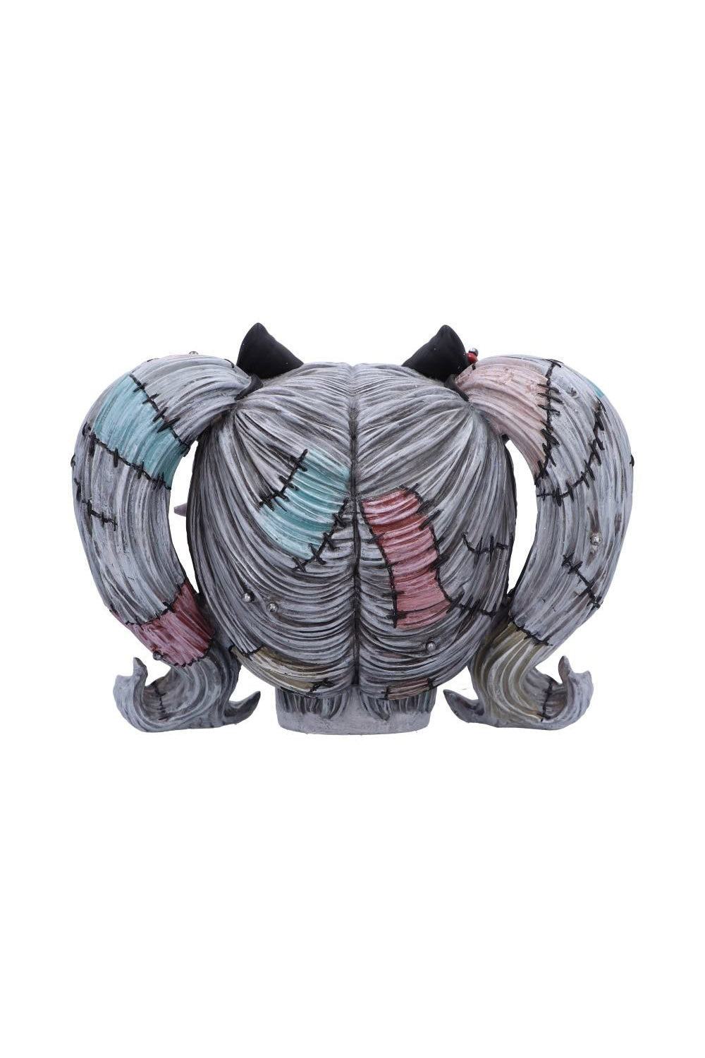 creepy cute gothic skull statue