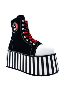 Suspension Emily Platform Sneakers [BLACK/WHITE]