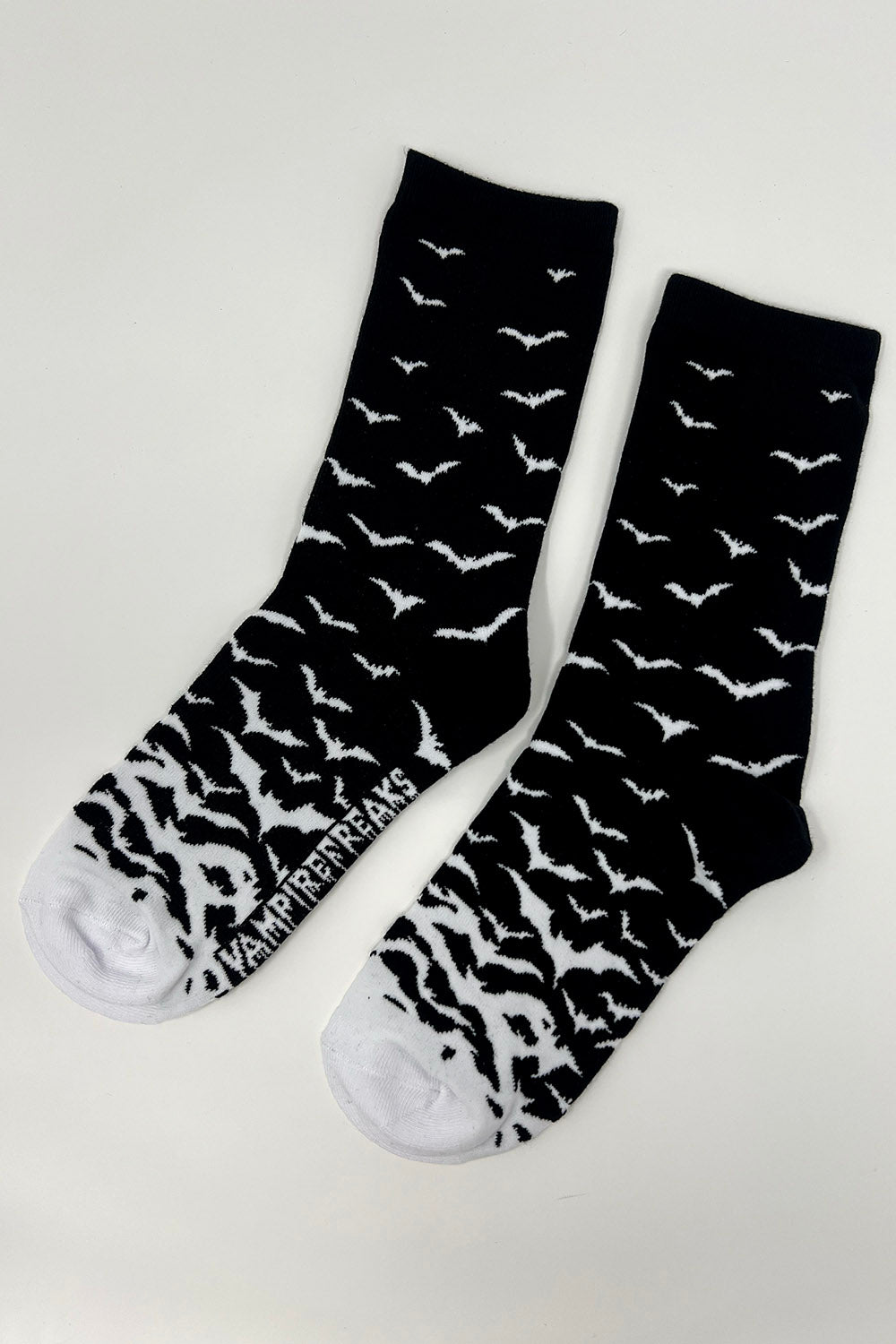 gothic bat socks 