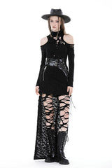long sleeve punk top for women