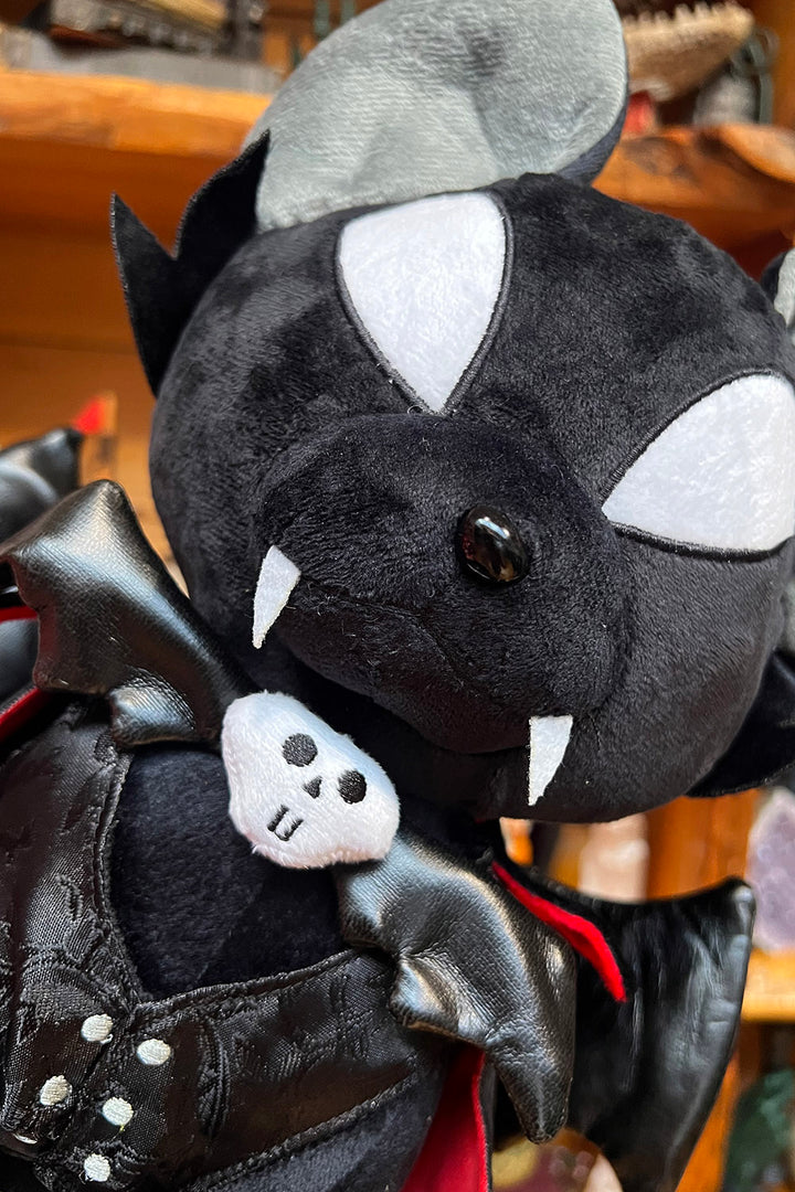 vampire cat plush with vampire cape