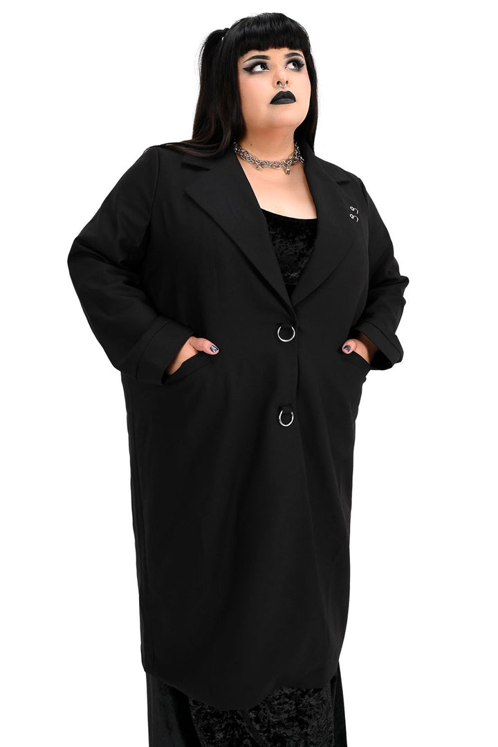 womens plus size oversized trench coat