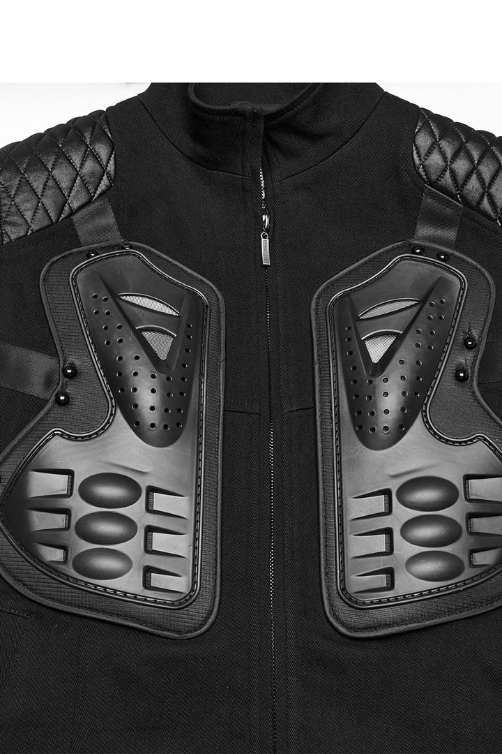mens moto gothic vest top