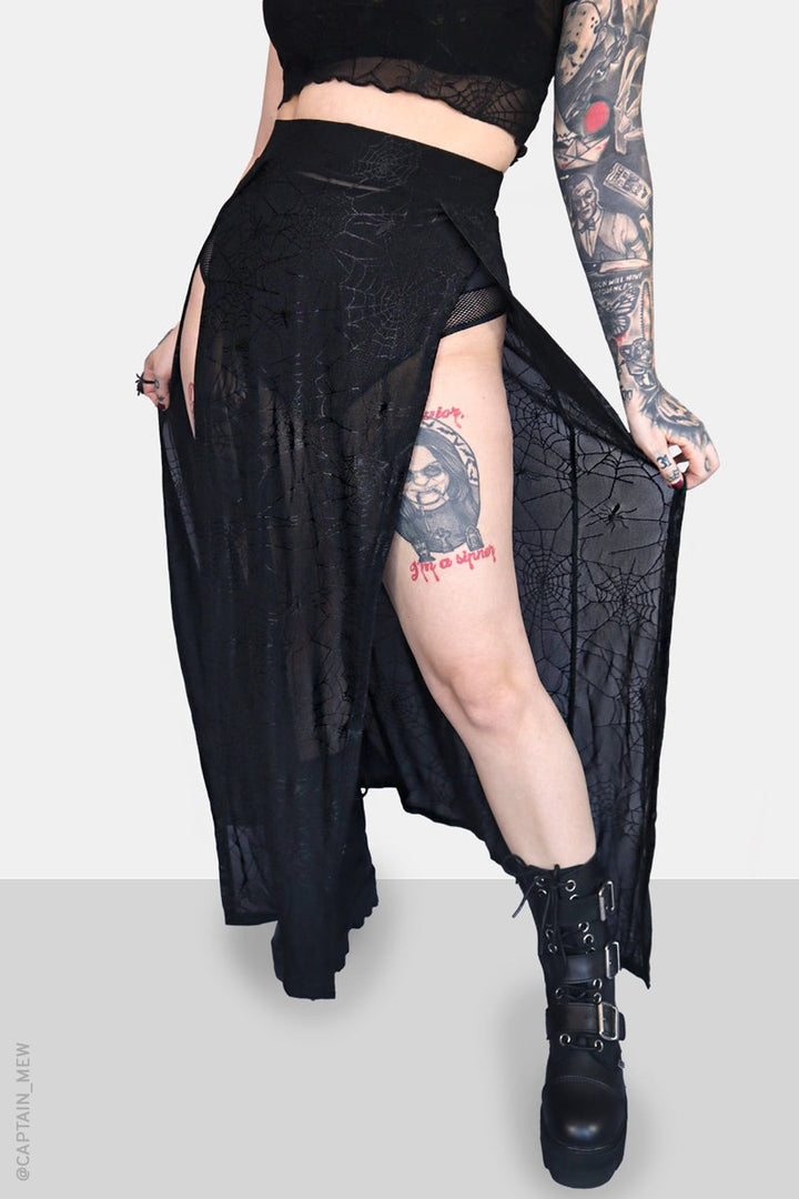 womens long gothic skirt