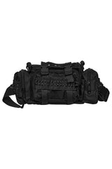 goth grunge punk accessory black waist bag