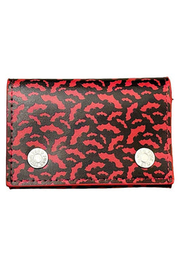 Blood Bat Biker Wallet [RED INTERIOR]