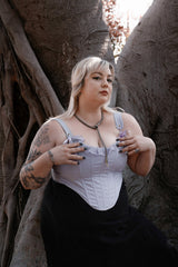 lace kawaii lively ghosts corset 