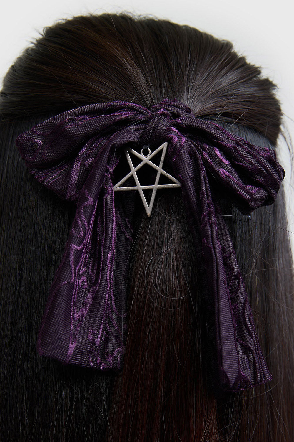 whimsigoth witch hair bow tie 