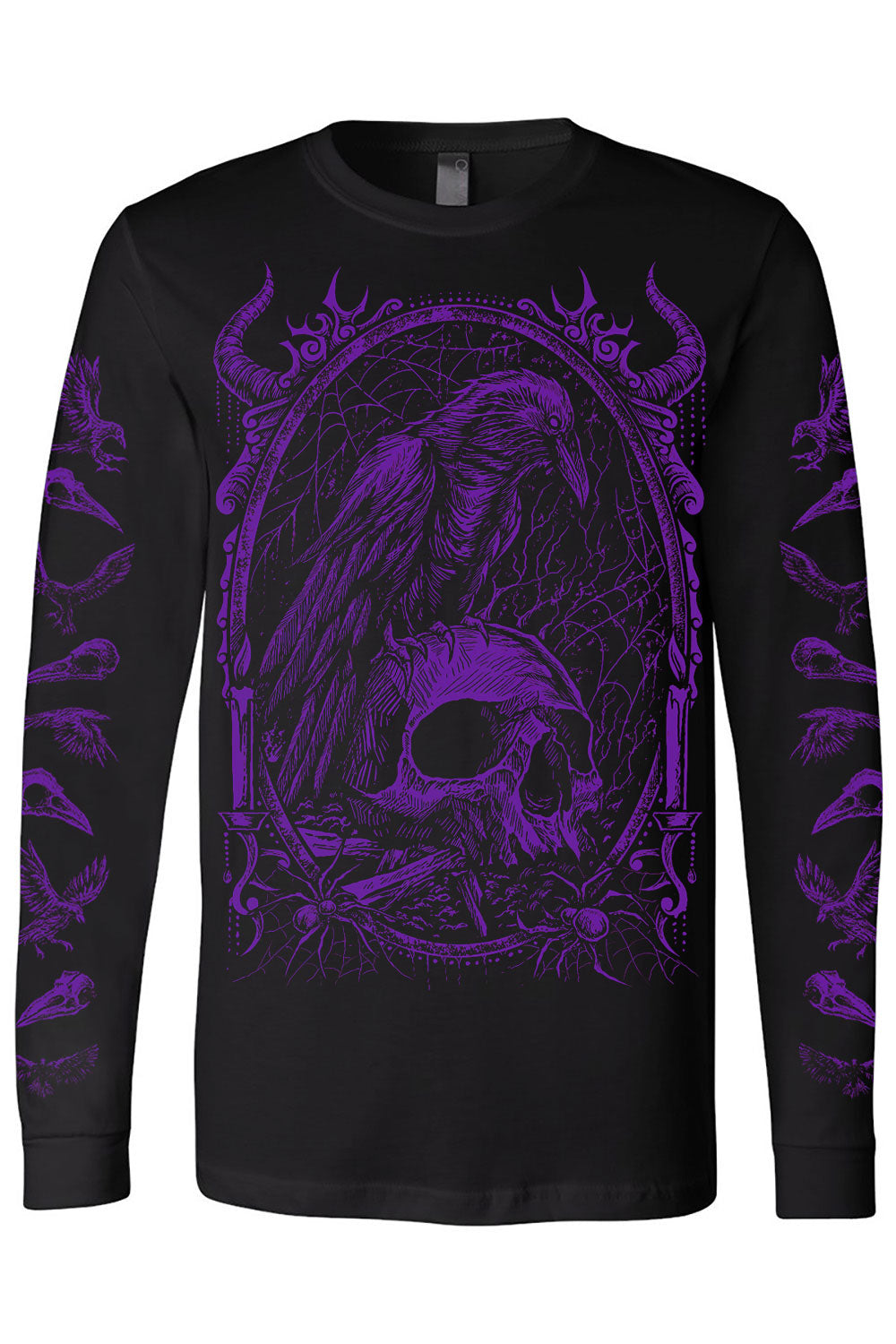 gothic raven tshirt