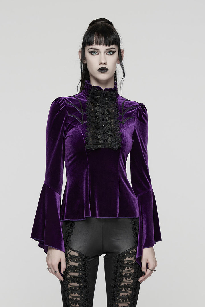 autumn witchy long sleeve blouse