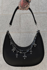 gothic purse with gothic cross purse strap 
