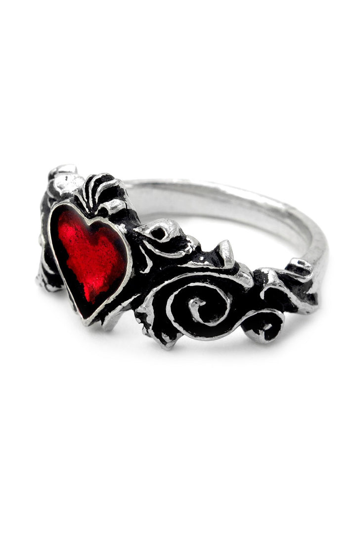 fleur de lis gothic ring by alchemy England 
