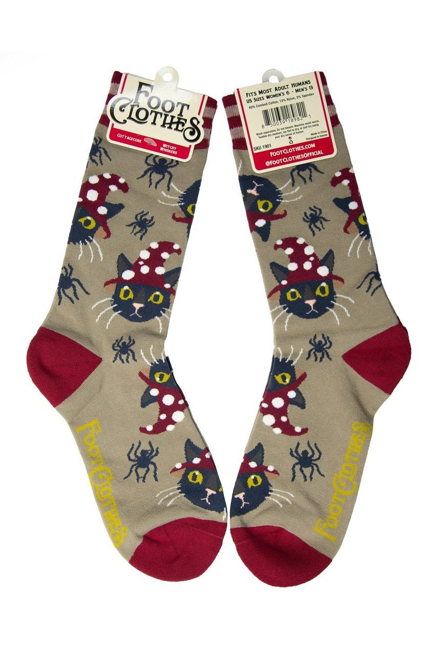 novelty black cat socks