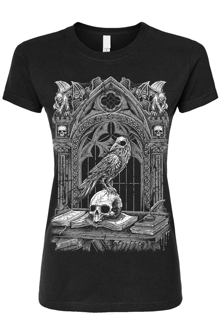 Quoth the Raven T-shirt [GRAY]