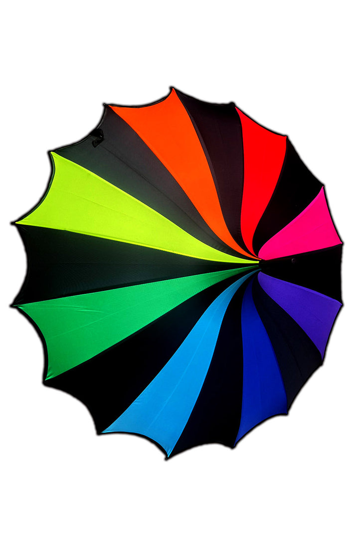 emo rainbow umbrella