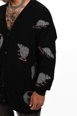 rat patch cardigan by foxblood