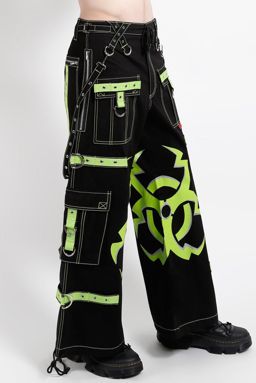 Tripp NYC Mega Biohazard Pants [Black/Lime BIO] – VampireFreaks