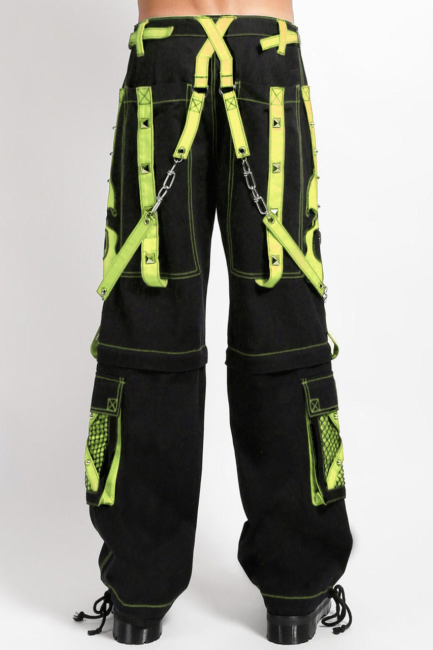 mens chain raver pants