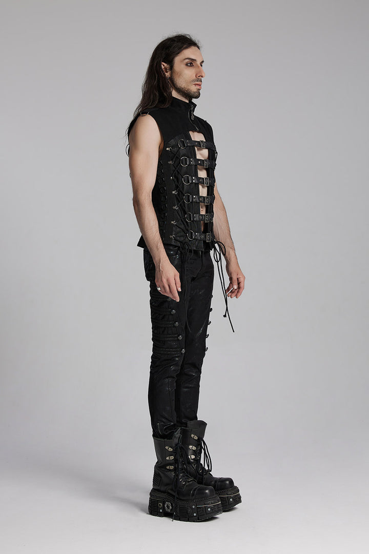 mens sleeveless punk top