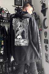 Quoth the Raven Hoodie [GRAY]
