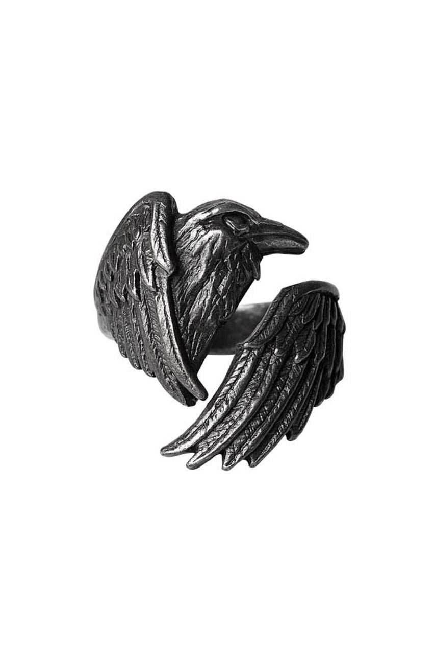 black raven ring
