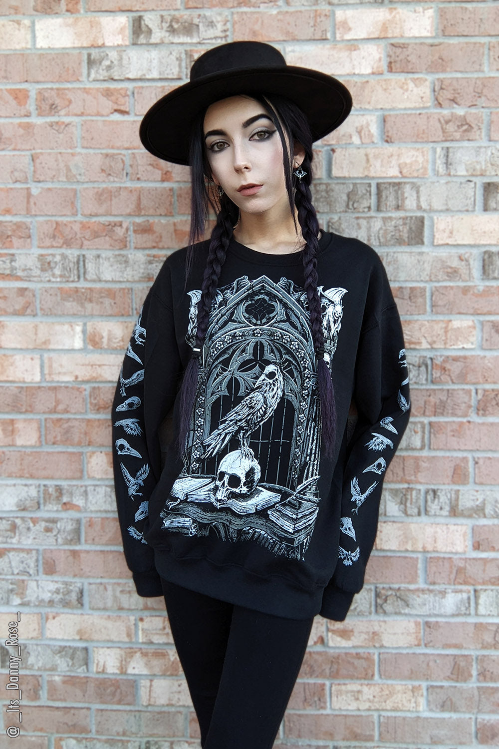 Quoth the Raven Sweatshirt [GRAY]