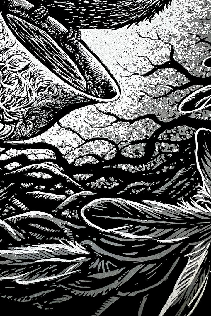 victorian teacup and gothic raven crow shirt top