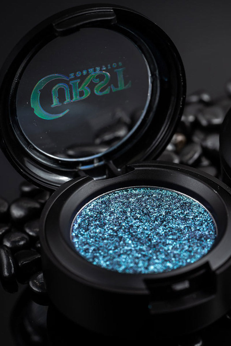 blue sparkle eyeshadow