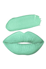 bright light green liquid lipstick 