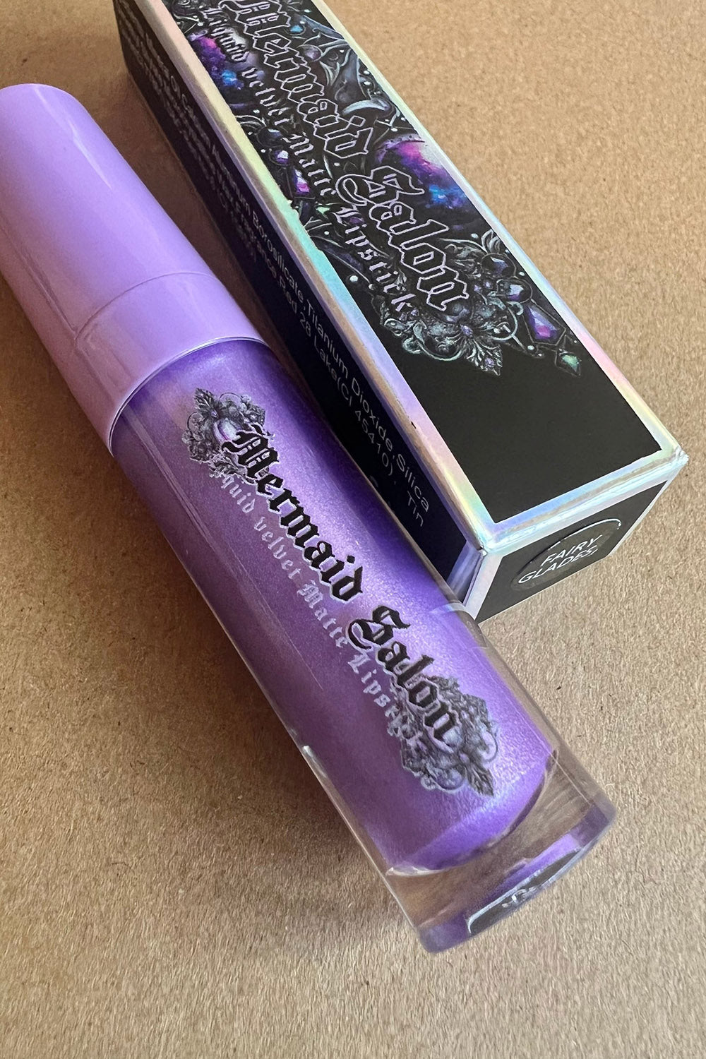 lavender pastel goth lipstick